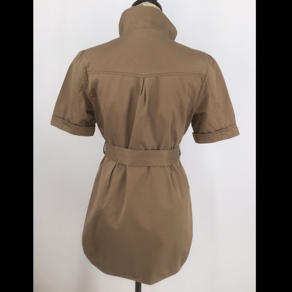 DIVIDED Size 10 Khaki Mini Dress - Picture 7 of 11